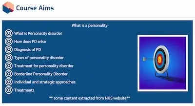 Borderline Personality Disorder Aims