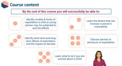 Child Exploitation objectives