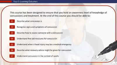 Concussion Awareness learning outcomes