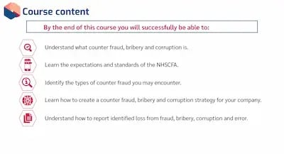 Countering Fraud, Bribery & Corruption LO