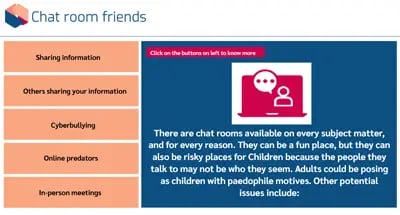 Digital Resilience Online chat room friends