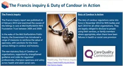 Duty of Candour Francis Inquiry