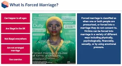 Raising Awareness of Honour Based Abuse and Forced Marriage What is forced marriage