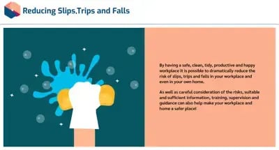 Slips Trips and Falls Awareness reducing